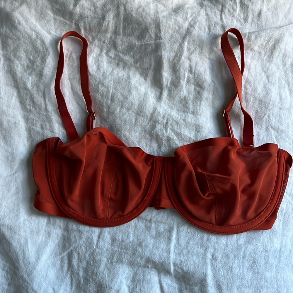 Red Cuup Balconette Bra - 32E
